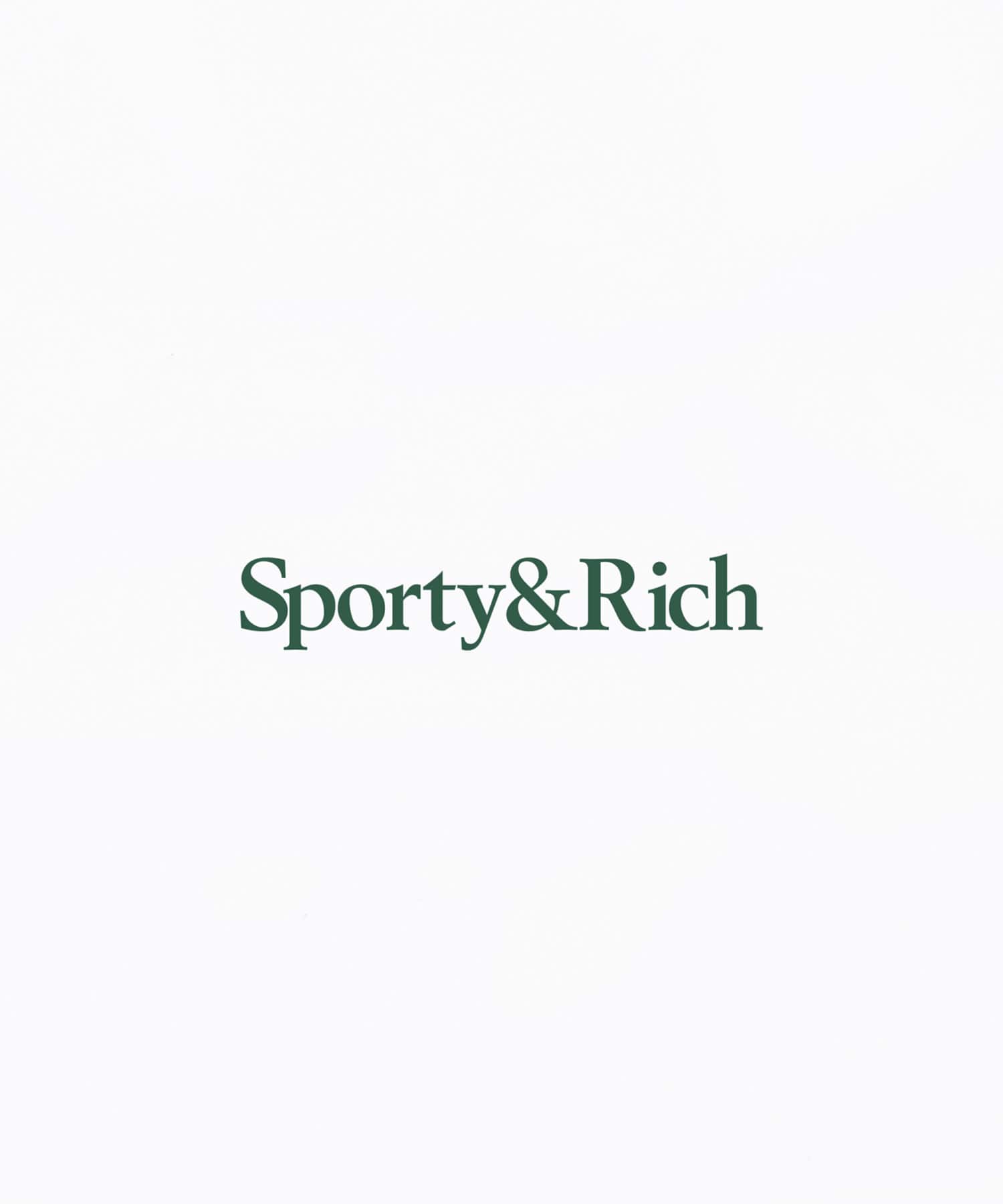 SPORTY＆RICH Drink More Water T-Shirt Whiteの画像