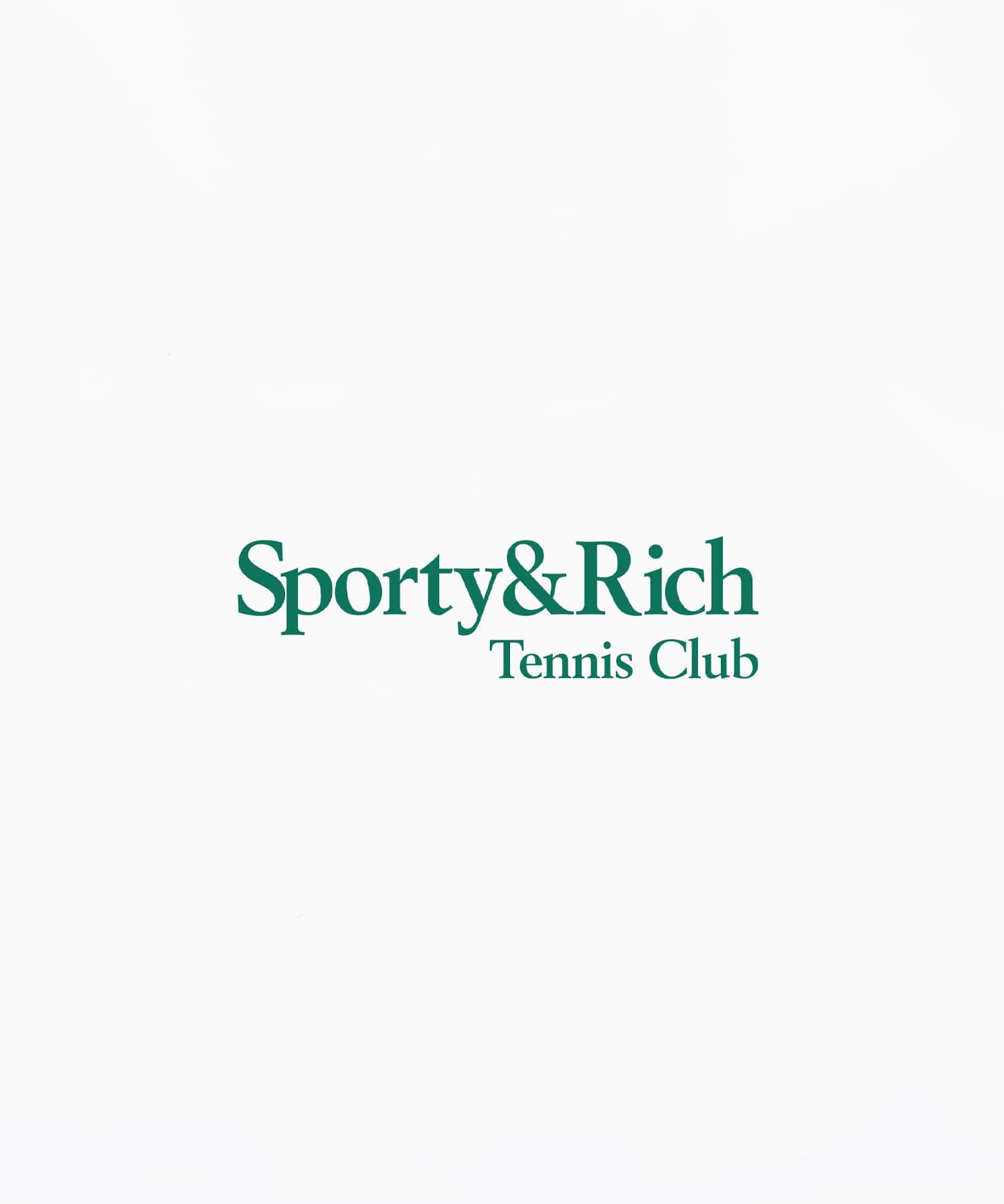 SPORTY&RICH Play Tennis T-Shirt Whiteの画像