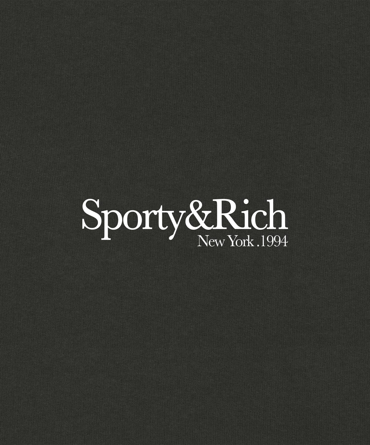 SPORTY＆RICH HWCNY T-Shirt Faded Blackの画像