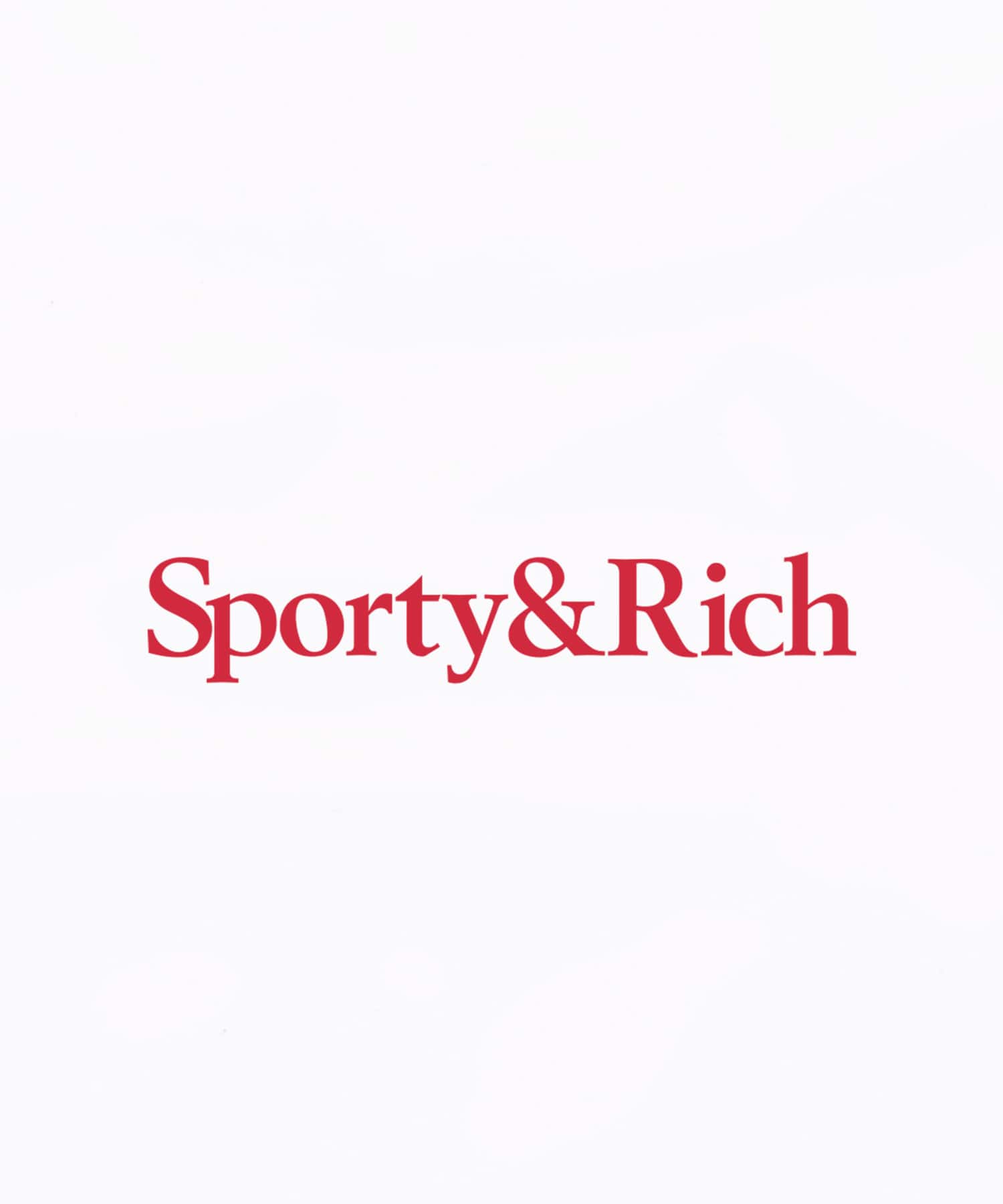 SPORTY＆RICH Yankees Serif Baseball Tee White/Fire redの画像