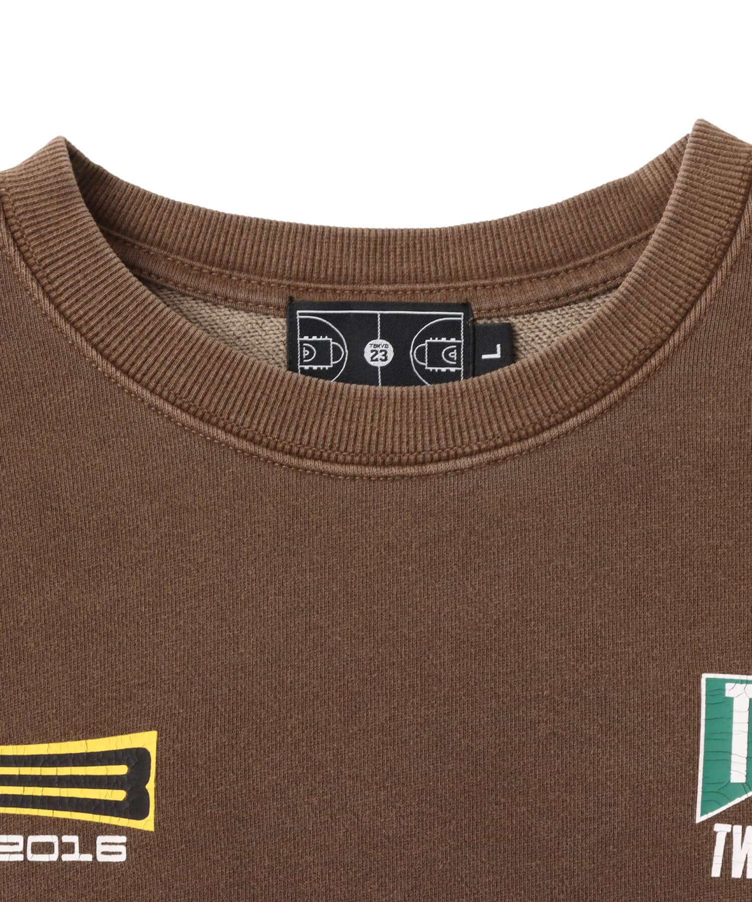 TOKYO 23 Vintage Racing Sweatshirt BROWNの画像