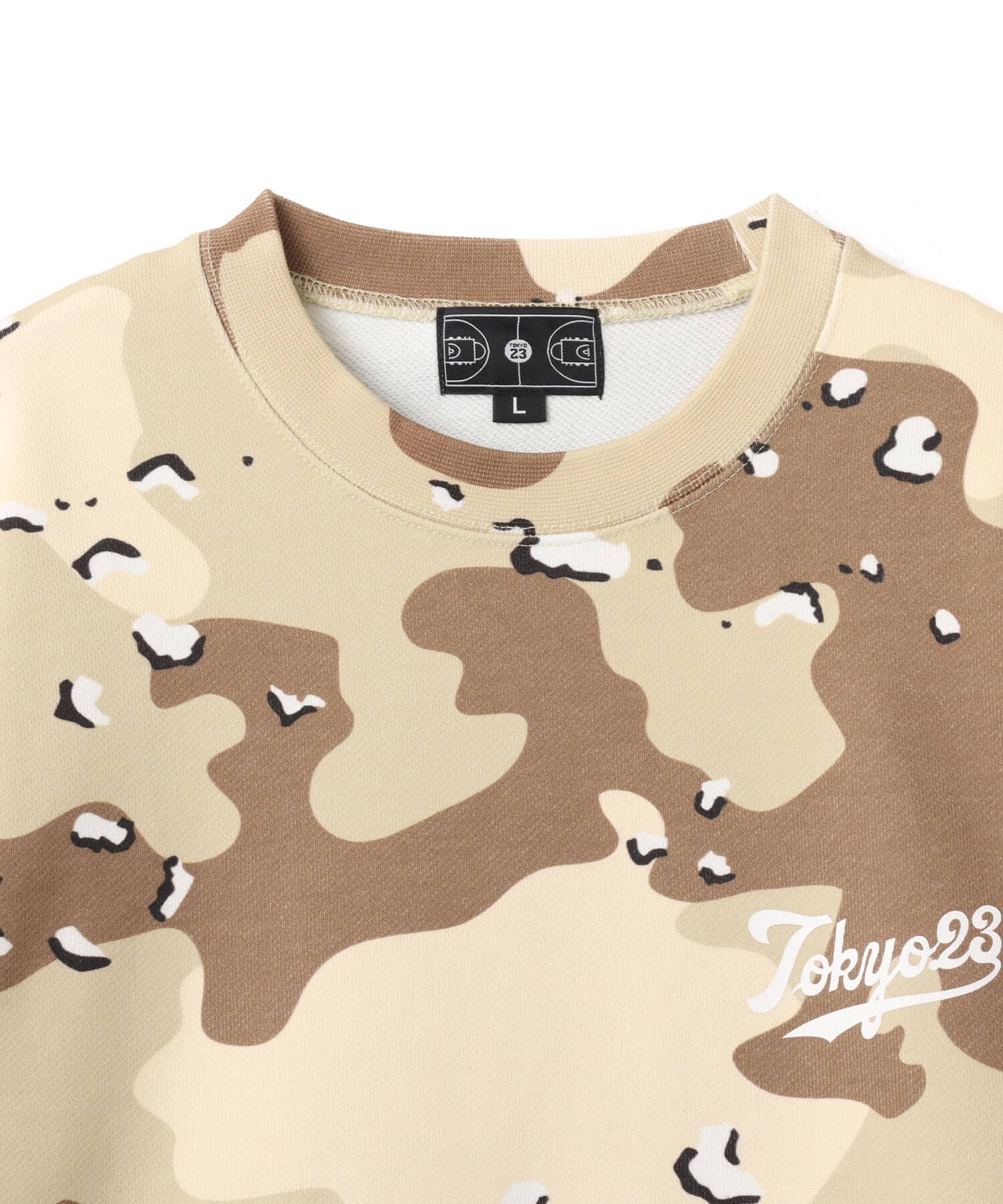 TOKYO 23 Script Logo Sweatshirt DESERT CAMOUFLAGEの画像