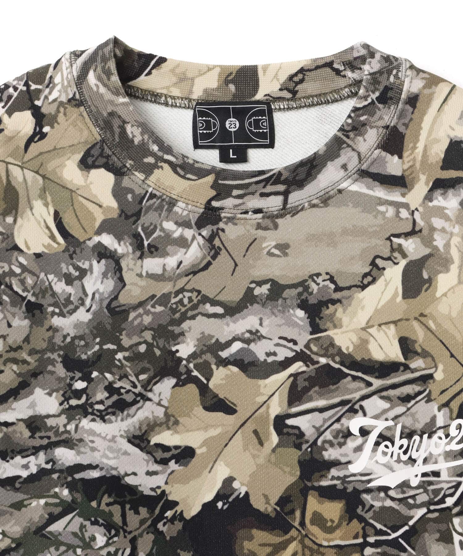 TOKYO 23 Script Logo Sweatshirt TREE CAMOUFLAGEの画像