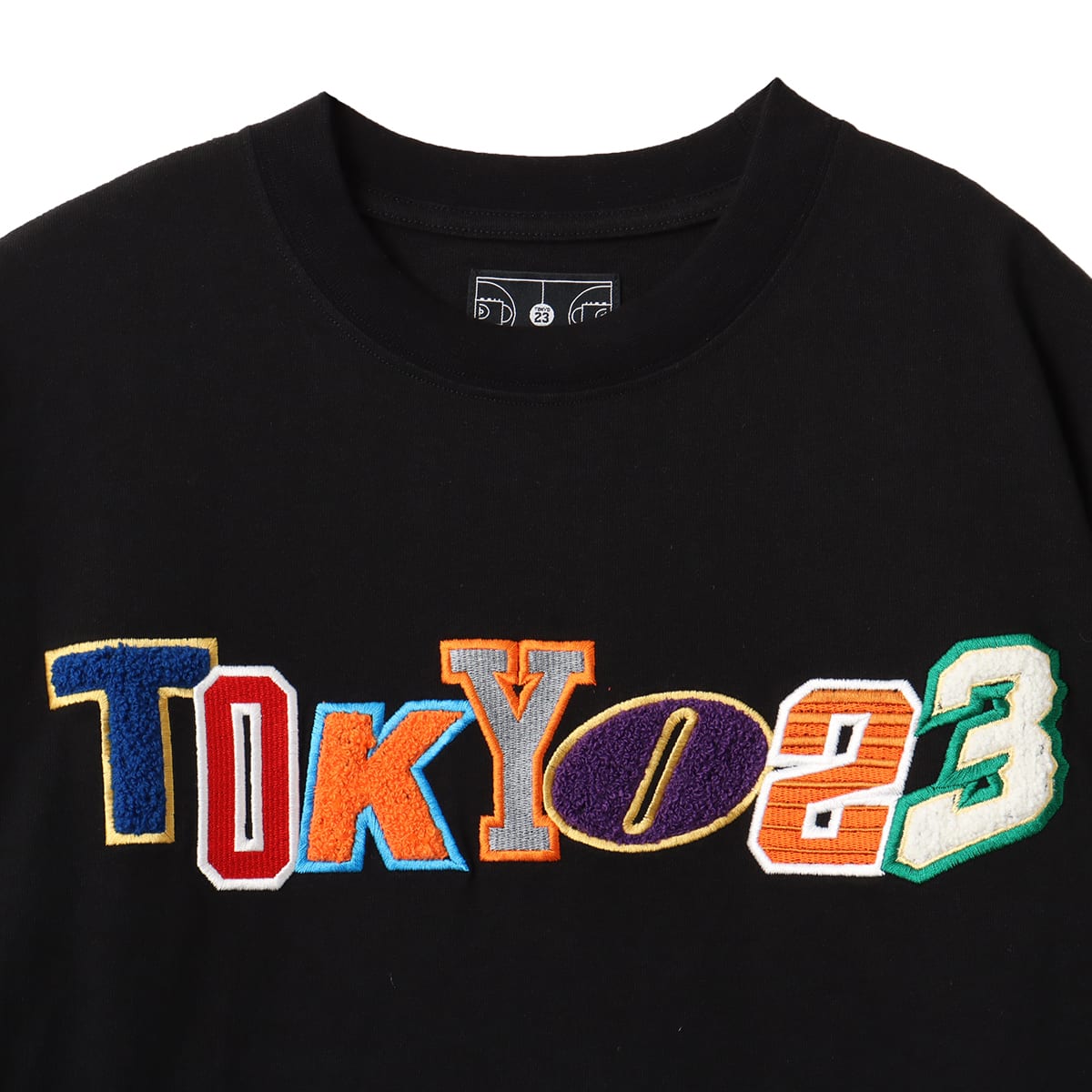 TOKYO 23 EMBROIDERY T-shirt BLACKの画像