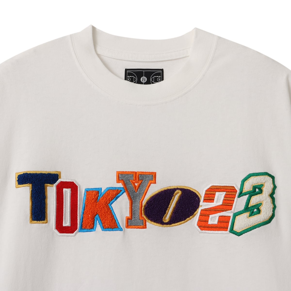 TOKYO 23 EMBROIDERY T-shirt WHITEの画像