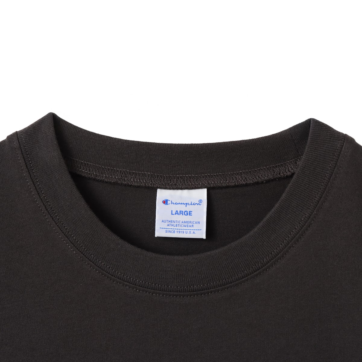 TOKYO23 × champion College Logo T-shirt LIGHT BLACKの画像