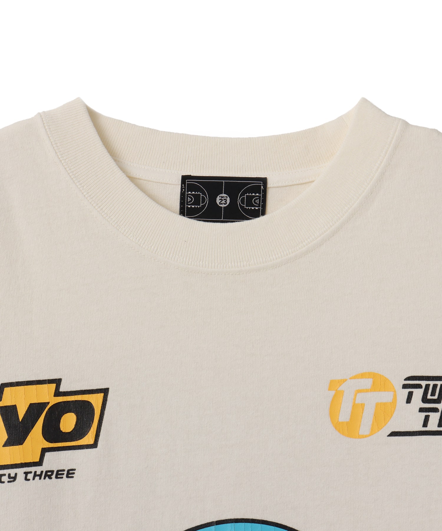 TOKYO 23 Racing Print T-shirt WHITEの画像