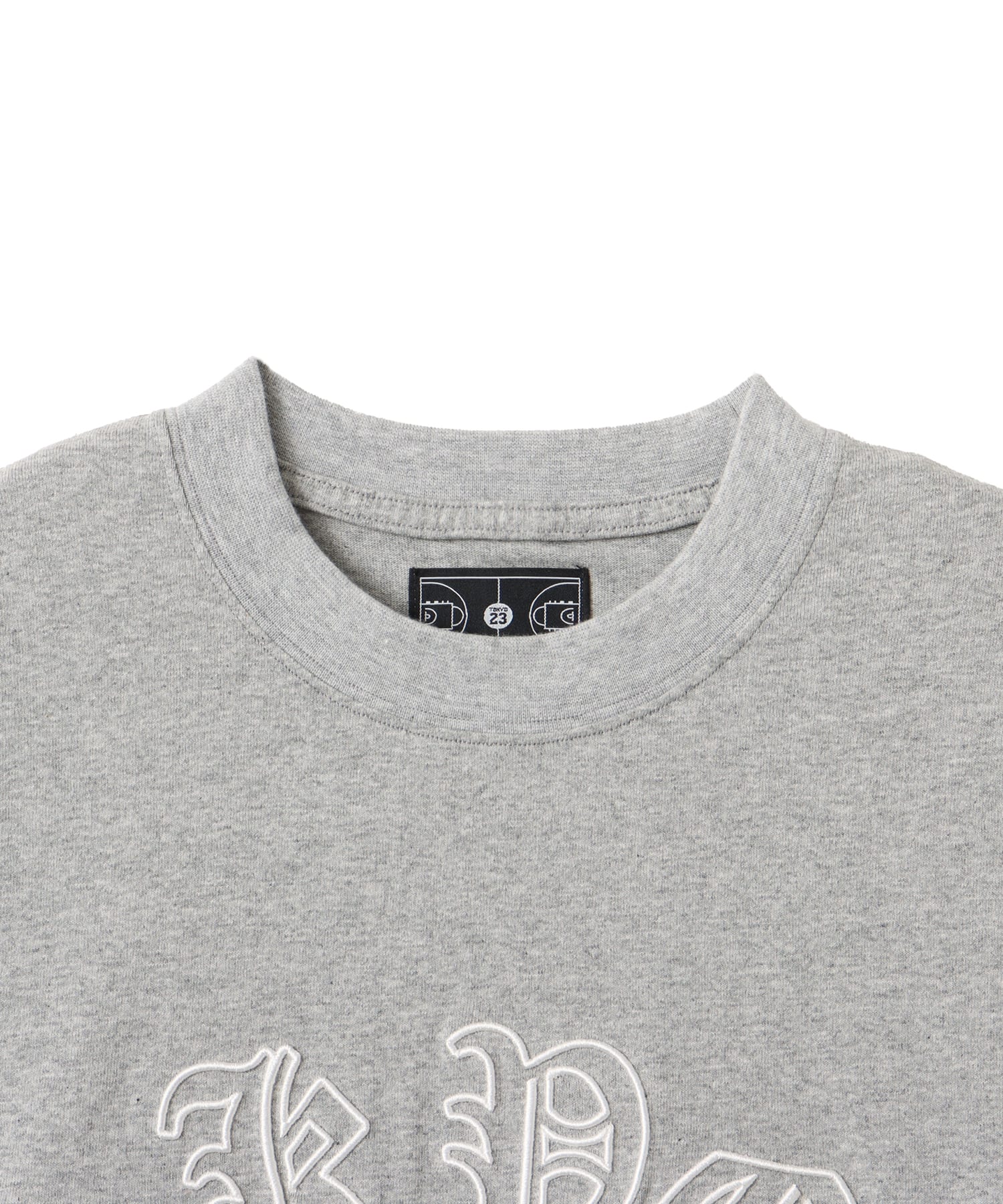 TOKYO 23 Embroidery Simple Logo T-shirt GRAYの画像