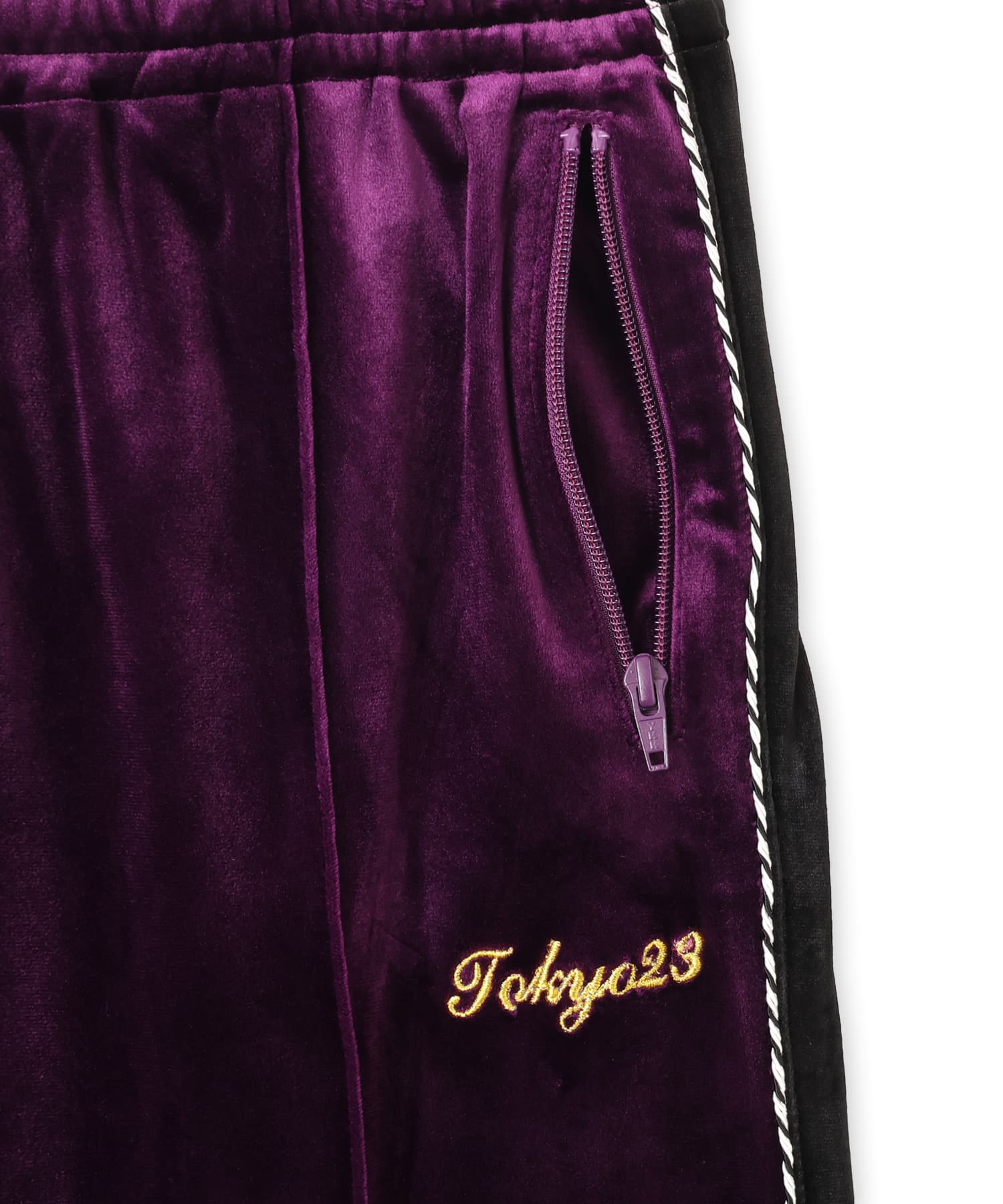 TOKYO 23 Velour Pants PURPLEの画像