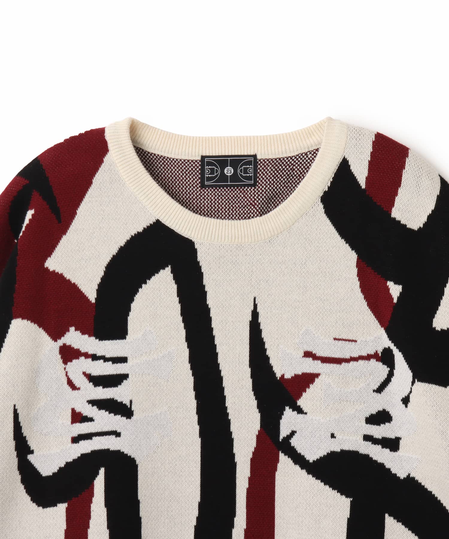 TOKYO 23 Jaquard Logo Sweater CAMOUFLAGEの画像