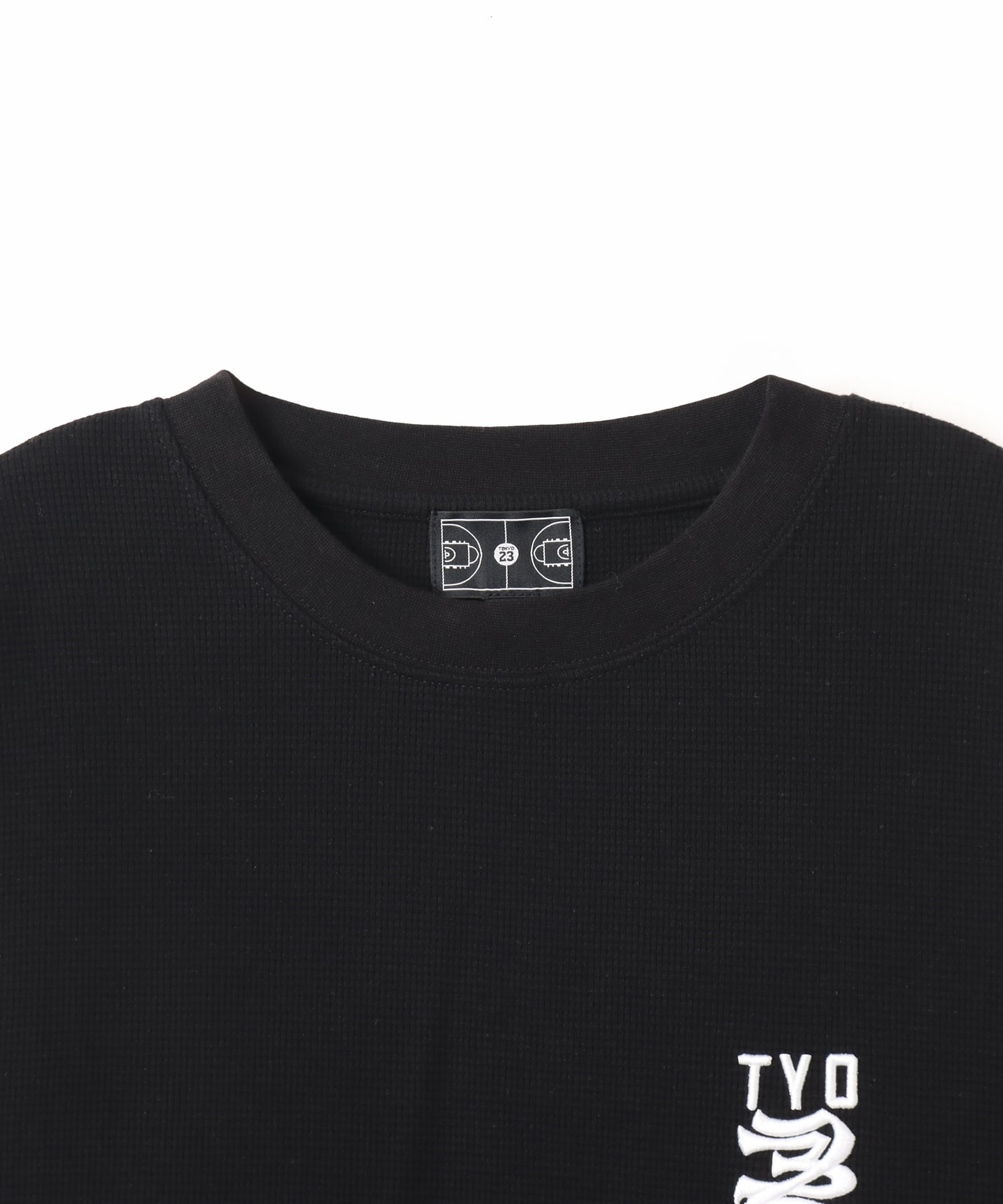 TOKYO23 Embroidery Logo Thermal LS T-shirt BLACKの画像