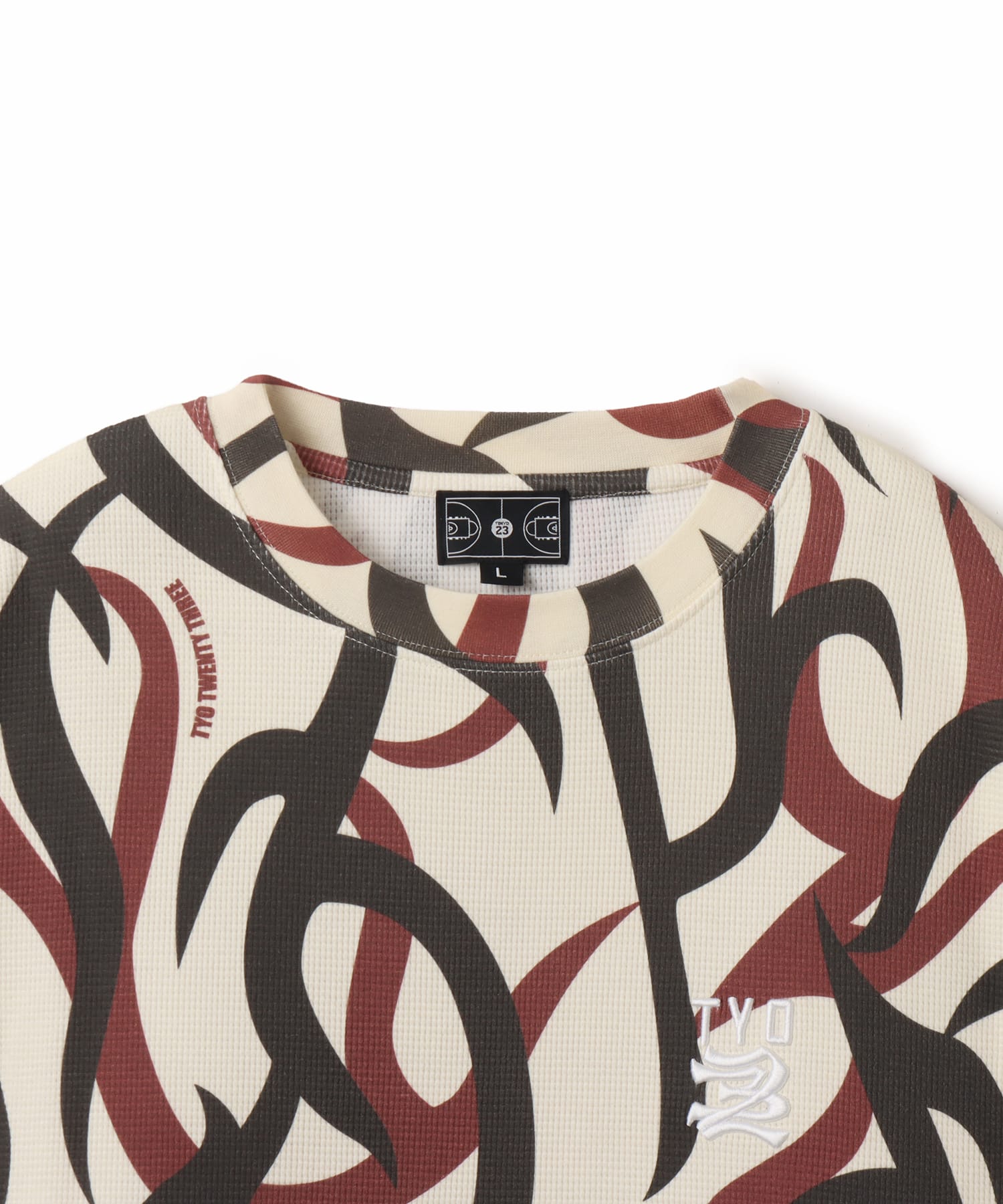 TOKYO23 Embroidery Logo Thermal LS T-shirt CAMOUFLAGEの画像