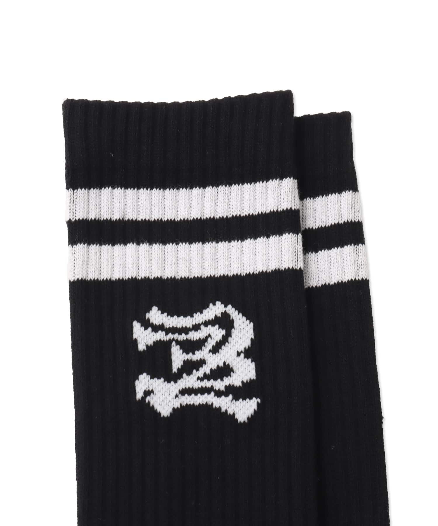 TOKYO 23 Line Logo Socks BLACKの画像