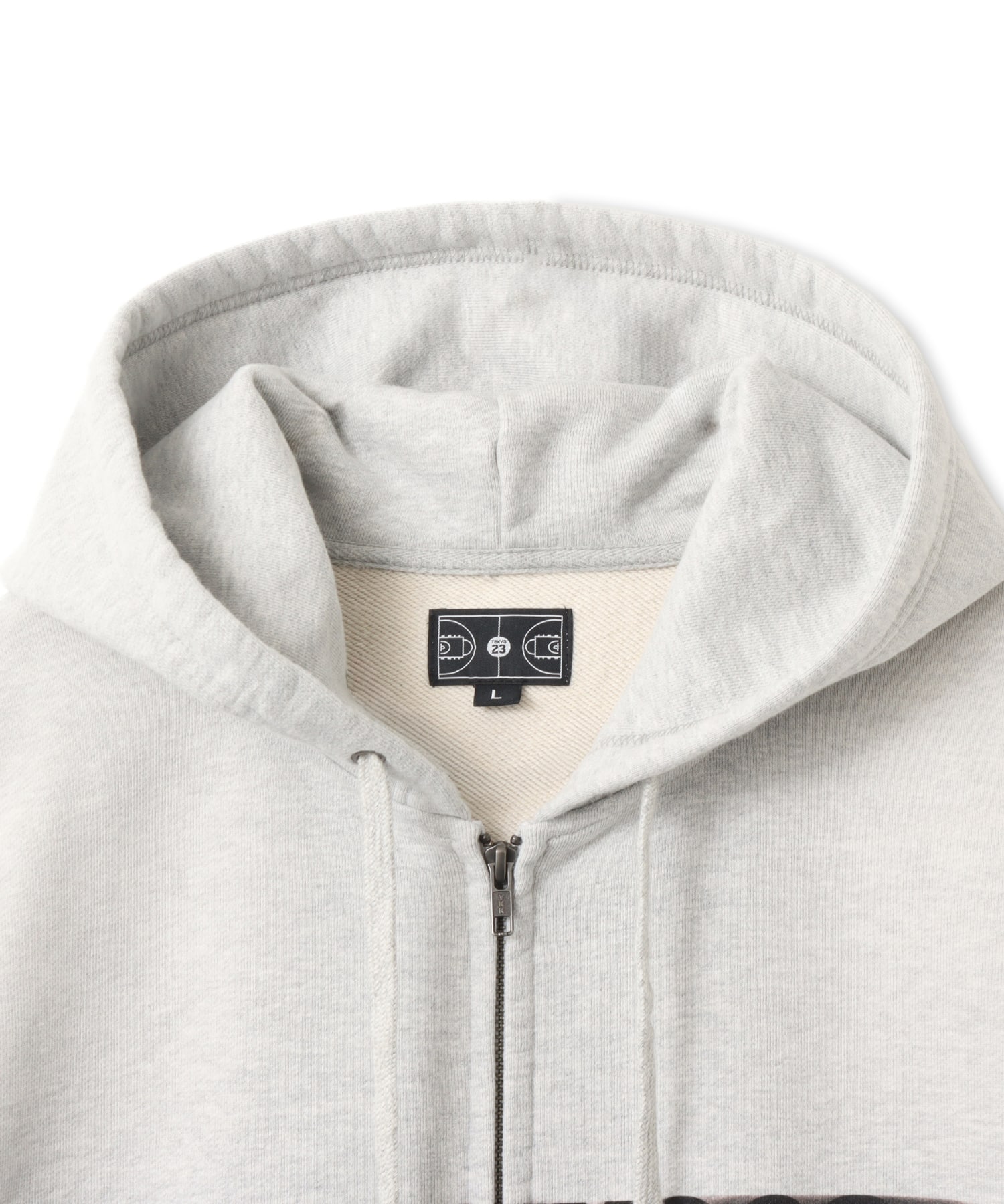 TOKYO 23 Motion Logo Zip Up Hoodie GRAYの画像