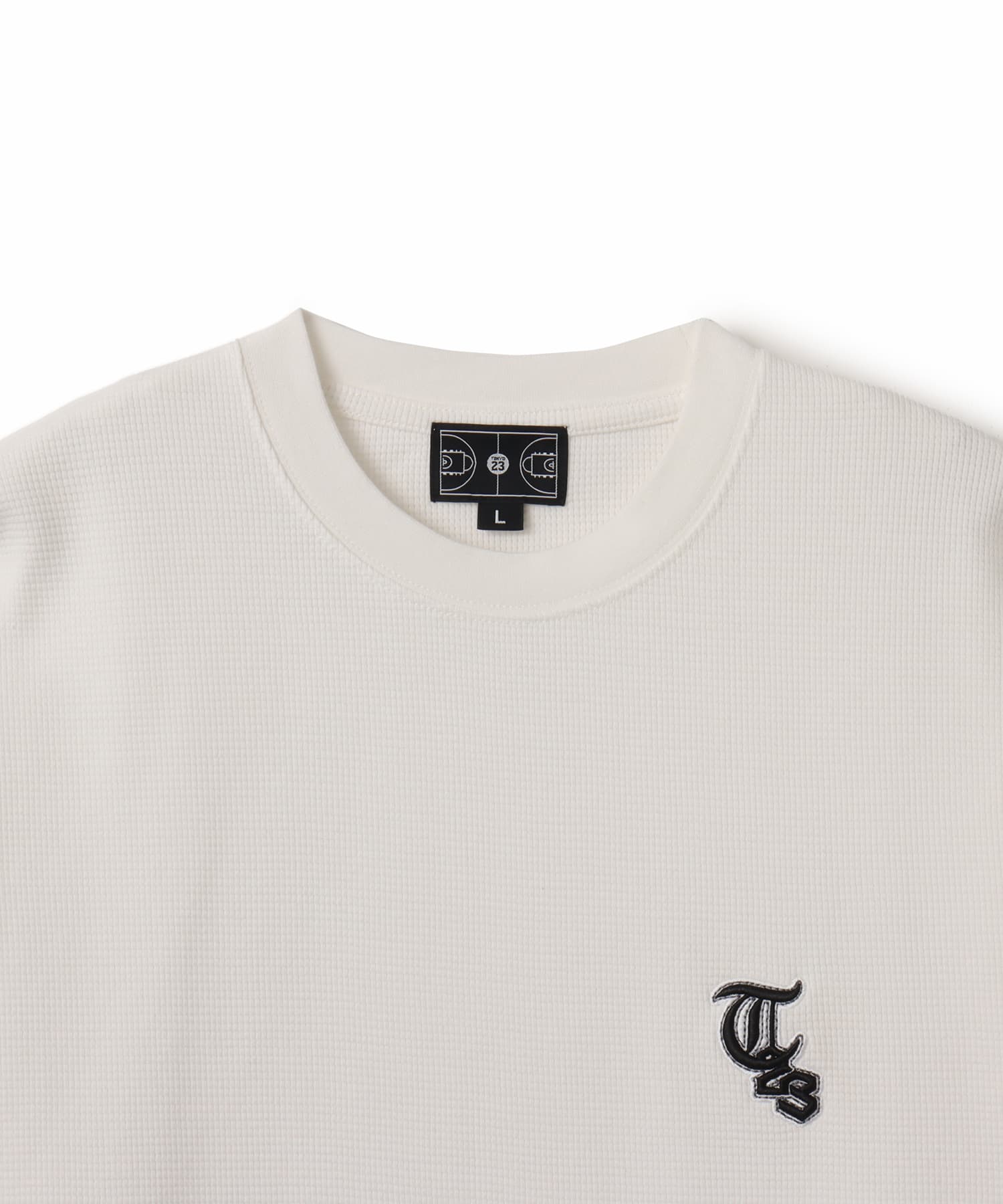 TOKYO23 Embroidery Logo Thermal T-shirt WHITEの画像
