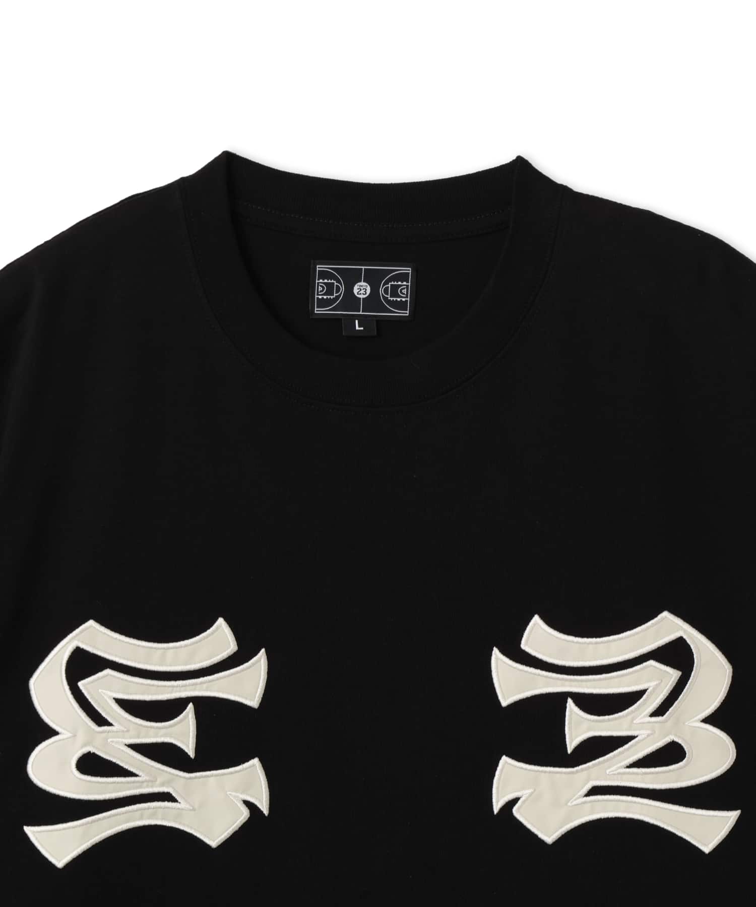TOKYO23 Sleeve Line Patch Logo T-shirt BLACKの画像