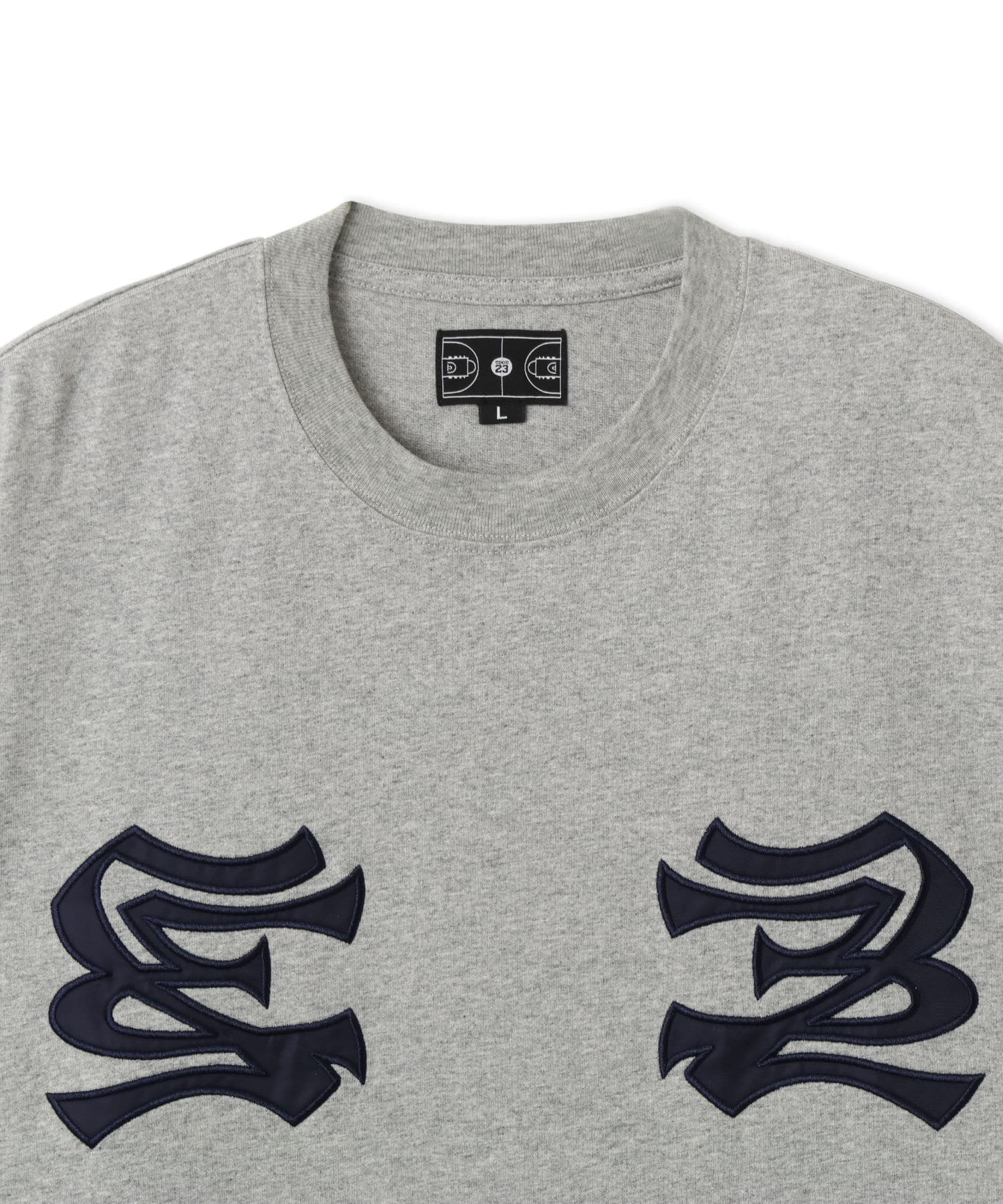 TOKYO23 Sleeve Line Patch Logo T-shirt GRAYの画像