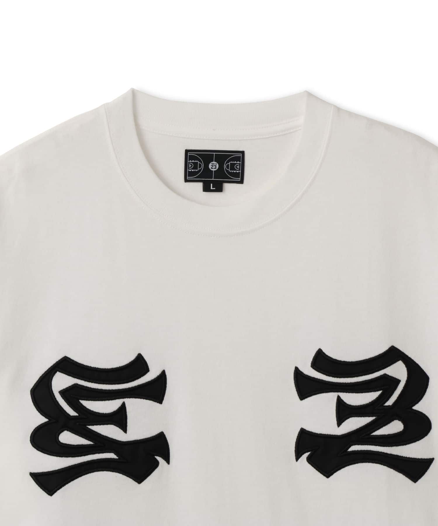 TOKYO23 Sleeve Line Patch Logo T-shirt WHITEの画像