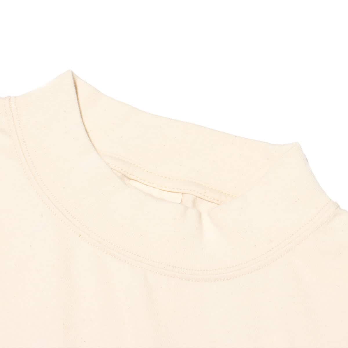 snow peak RecycledCotton HeavyMockneckT-Shirt Ecru 24SP-Iの画像
