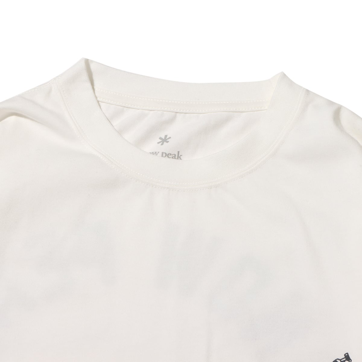snow peak Foam Printed L/S T shirt Snow Peak White 23FA-Iの画像