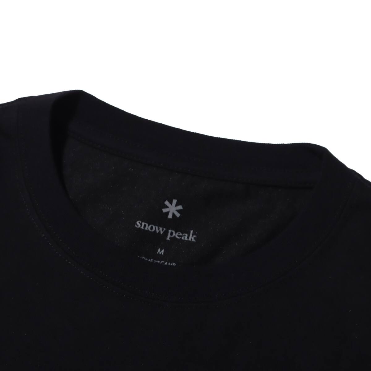 snow peak SP Logo T shirt Black 23SP-Iの画像