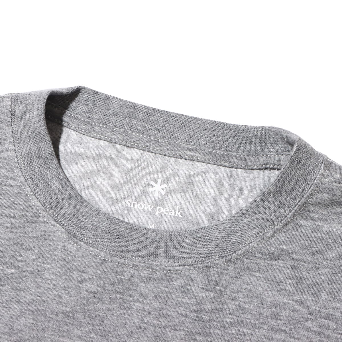snow peak SP Logo T shirt M.Grey 23SP-Iの画像