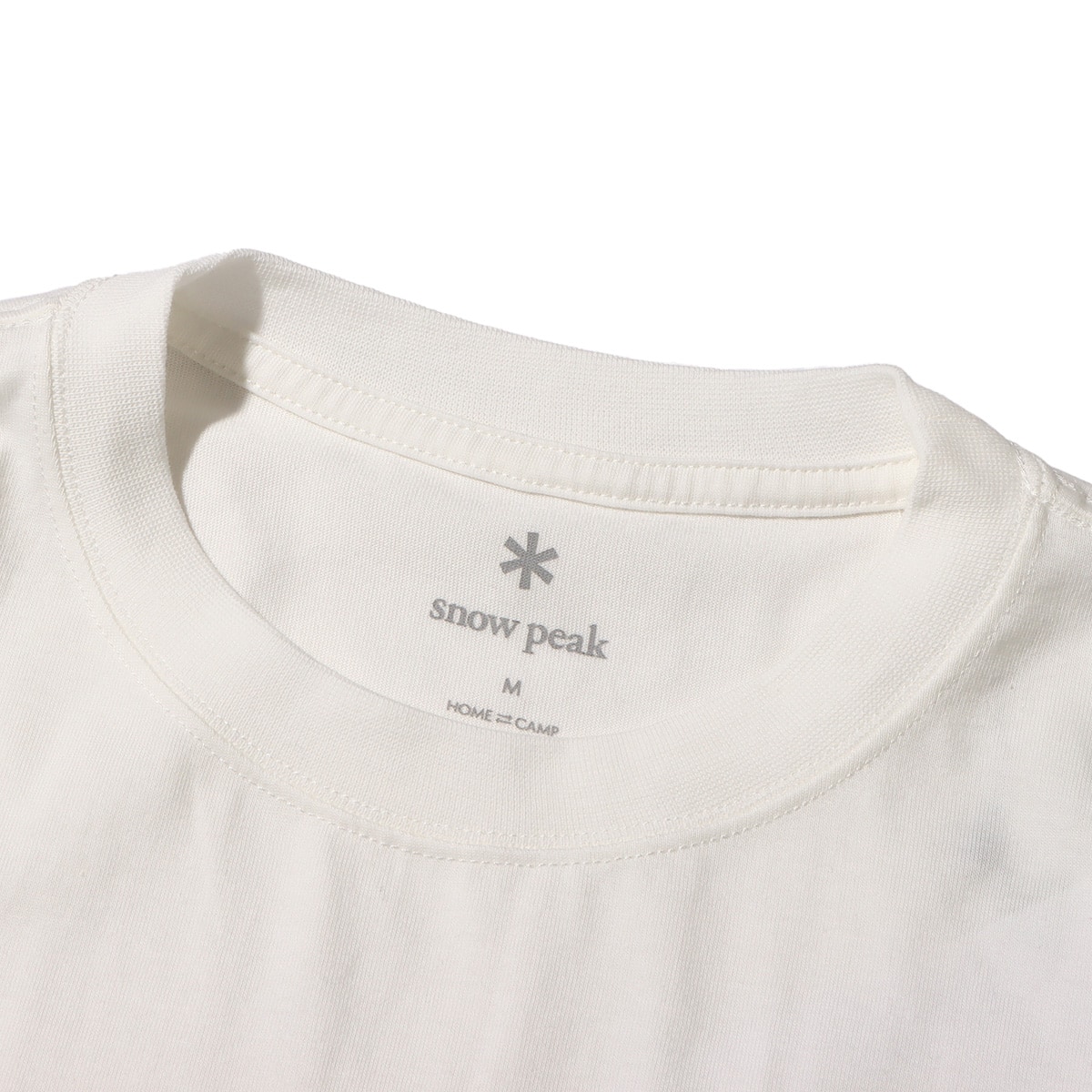 snow peak SP Logo T shirt White 23SP-Iの画像