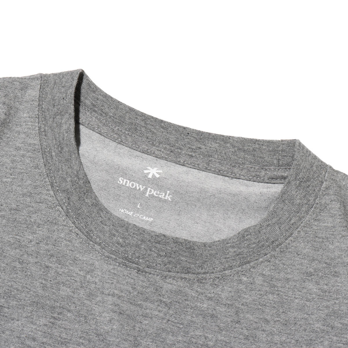 snow peak SNOWPEAKER T-Shirt CAMPER M.greyの画像