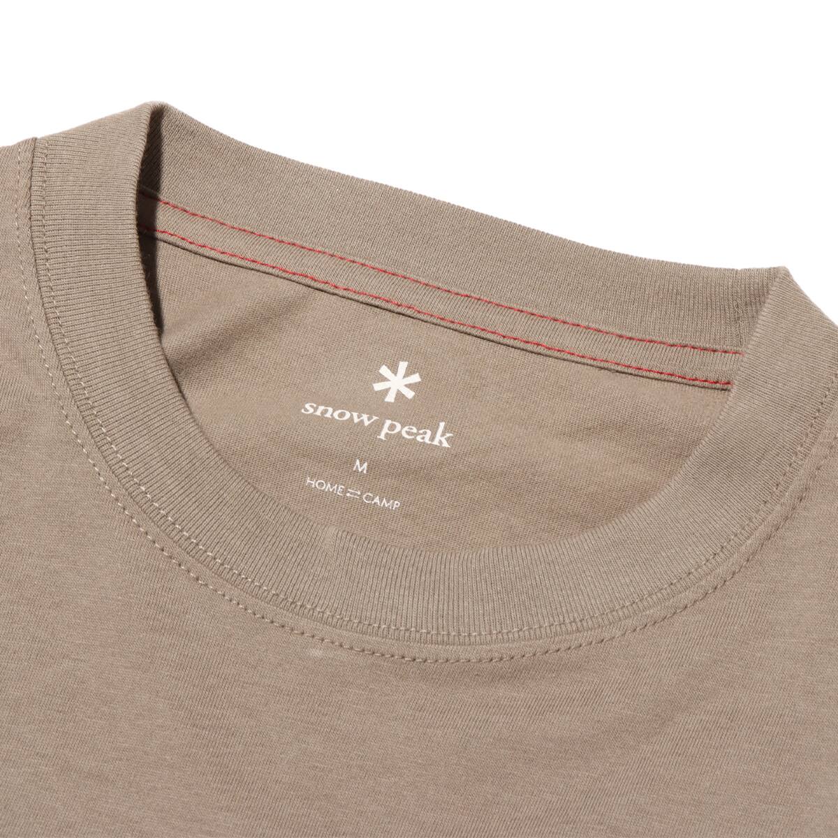 snow peak Soft Cotton Logo Short Sleeve T-Shirt Pro. 24SP-Iの画像