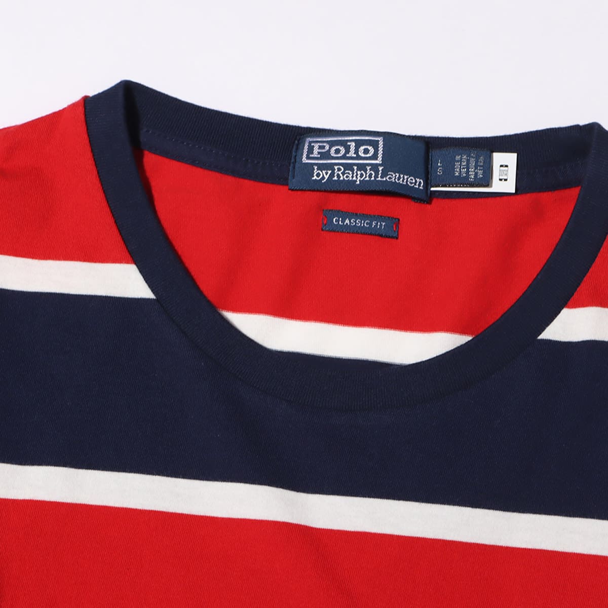 POLO RALPH LAUREN SSCNCLSM1-SHORT SLEEVE-T-SHIRT RL 2000 RED MULTI 22SS-Iの画像