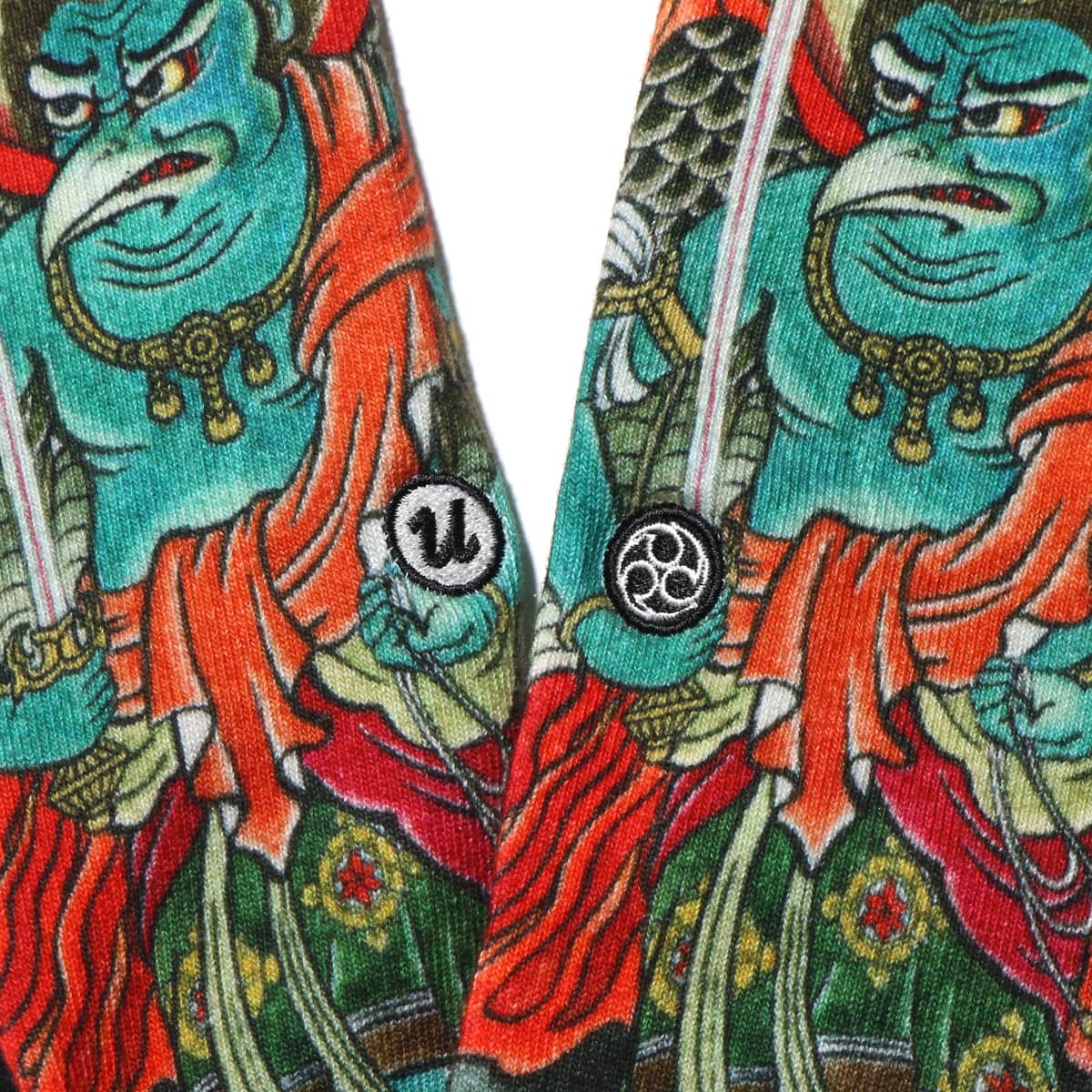 UBIQ“IREZUMI” SOCKS (Tengu)  Designed by Horitatsu BLACKの画像
