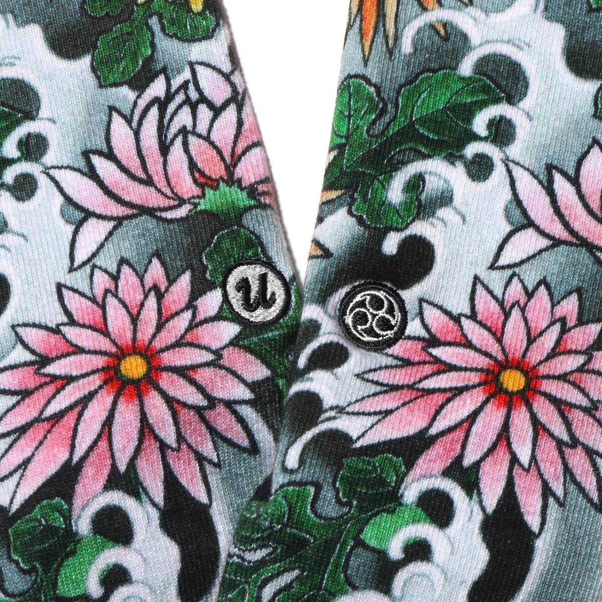 UBIQ“IREZUMI” SOCKS (Kiku) Designed by Horitatsu BLACKの画像