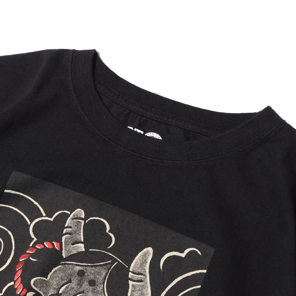 UBIQ THREE TIDES TATTOO × UBIQ “IREZUMI” T-SHIRT (Hannya) Designed by Horihiro MitomoBLACK の画像