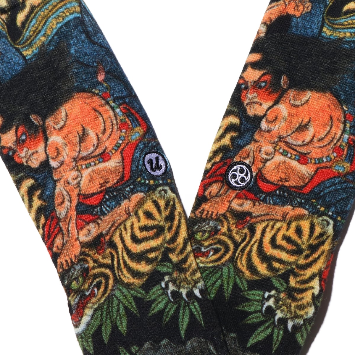 UBIQ “IREZUMI” SOCKS Gyousya-Busyo Designed by Ukiyoemon BLACK 20SP-Iの画像