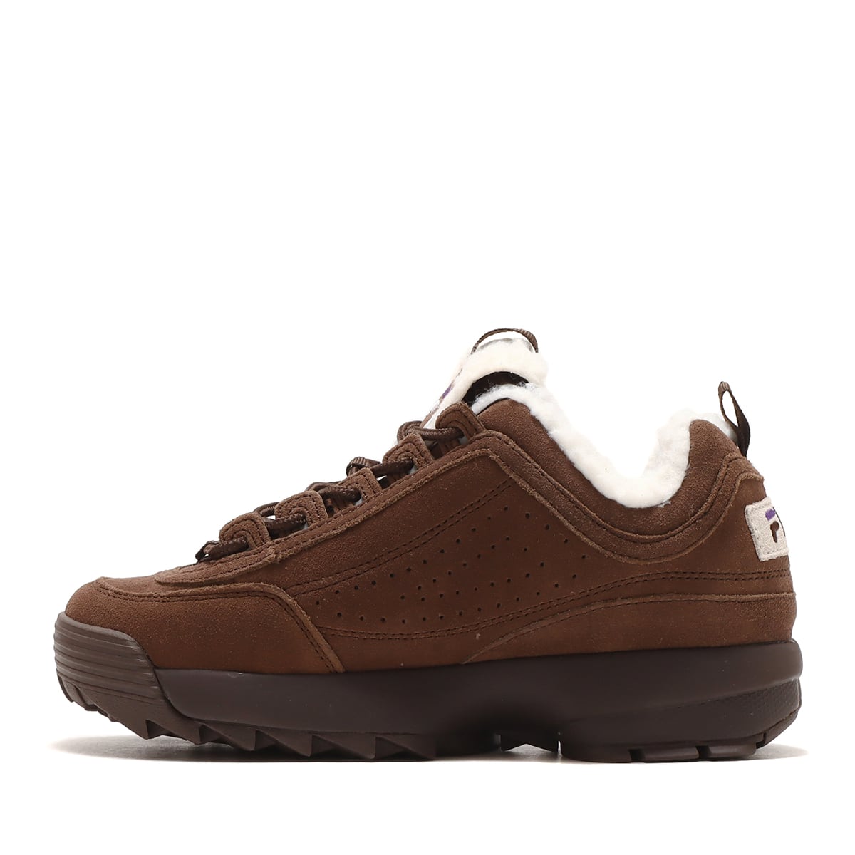 FILA Disruptor 2 Shearling Chocolate Brown/Turtledove/White 22FW-I