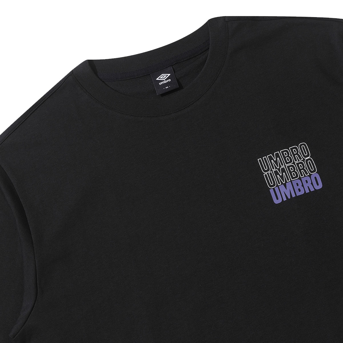 UMBRO SHORT SLEEVE SHIRT BLACK 23SU-Sの画像