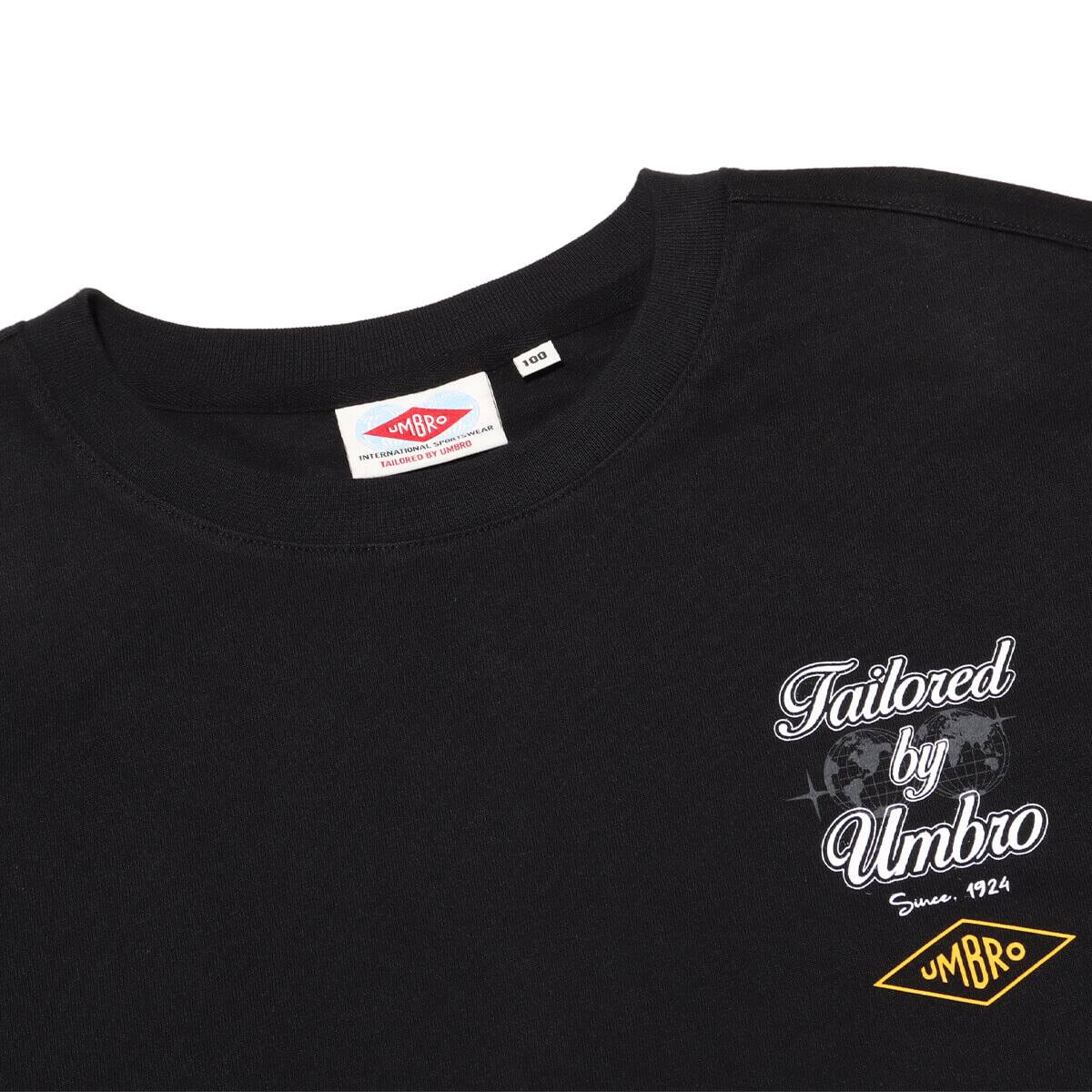 UMBRO SHORT SLEEVE SHIRT ブラック の画像