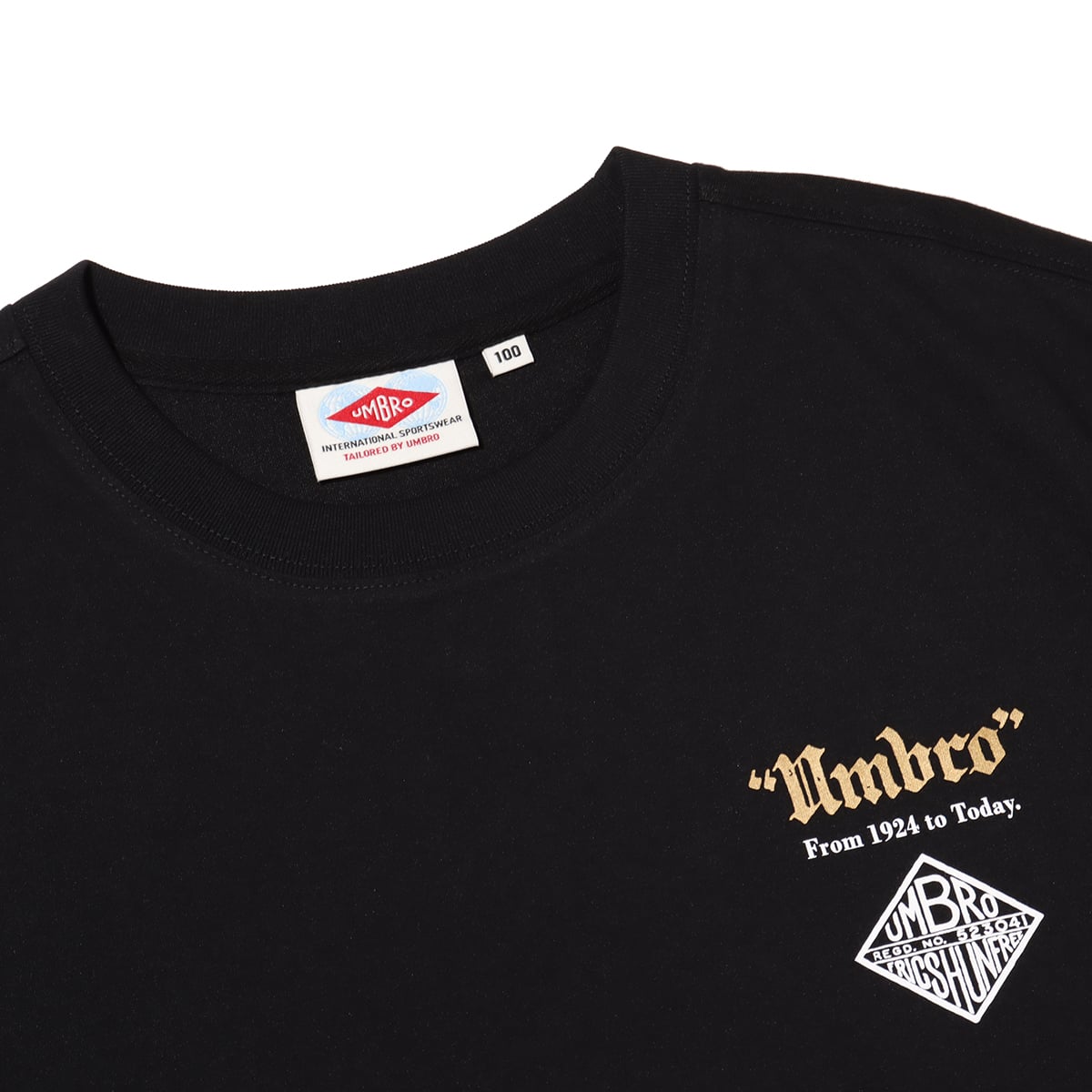 UMBRO 100th ANNIVERSARY MEMORIAL SHORT SLEEVE SHIRT 2 BLACK の画像