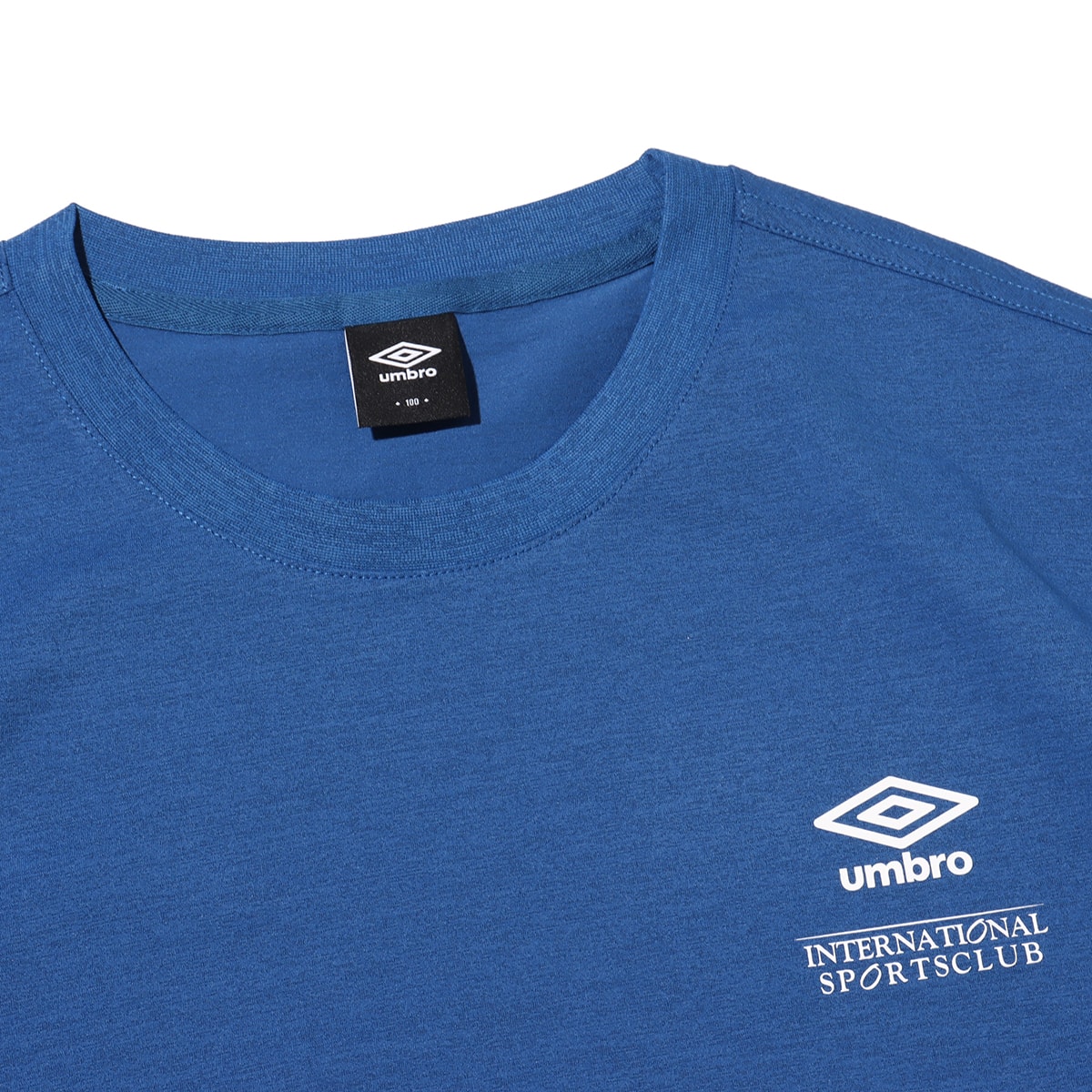 UMBRO BACK LETTERING SHORT SLEEVE SHIRT BLUE の画像