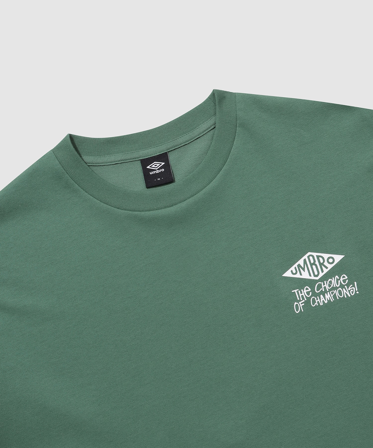 UMBRO 【KOREA COLLECTION】TROPHY SHORTS SLEEVE T-SHIRTS グリーンの画像