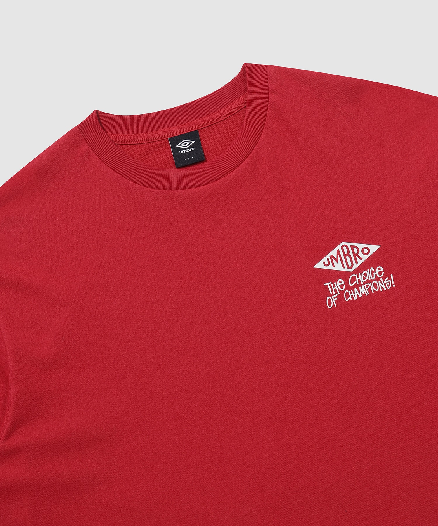 UMBRO 【KOREA COLLECTION】TROPHY SHORTS SLEEVE T-SHIRTS レッドの画像