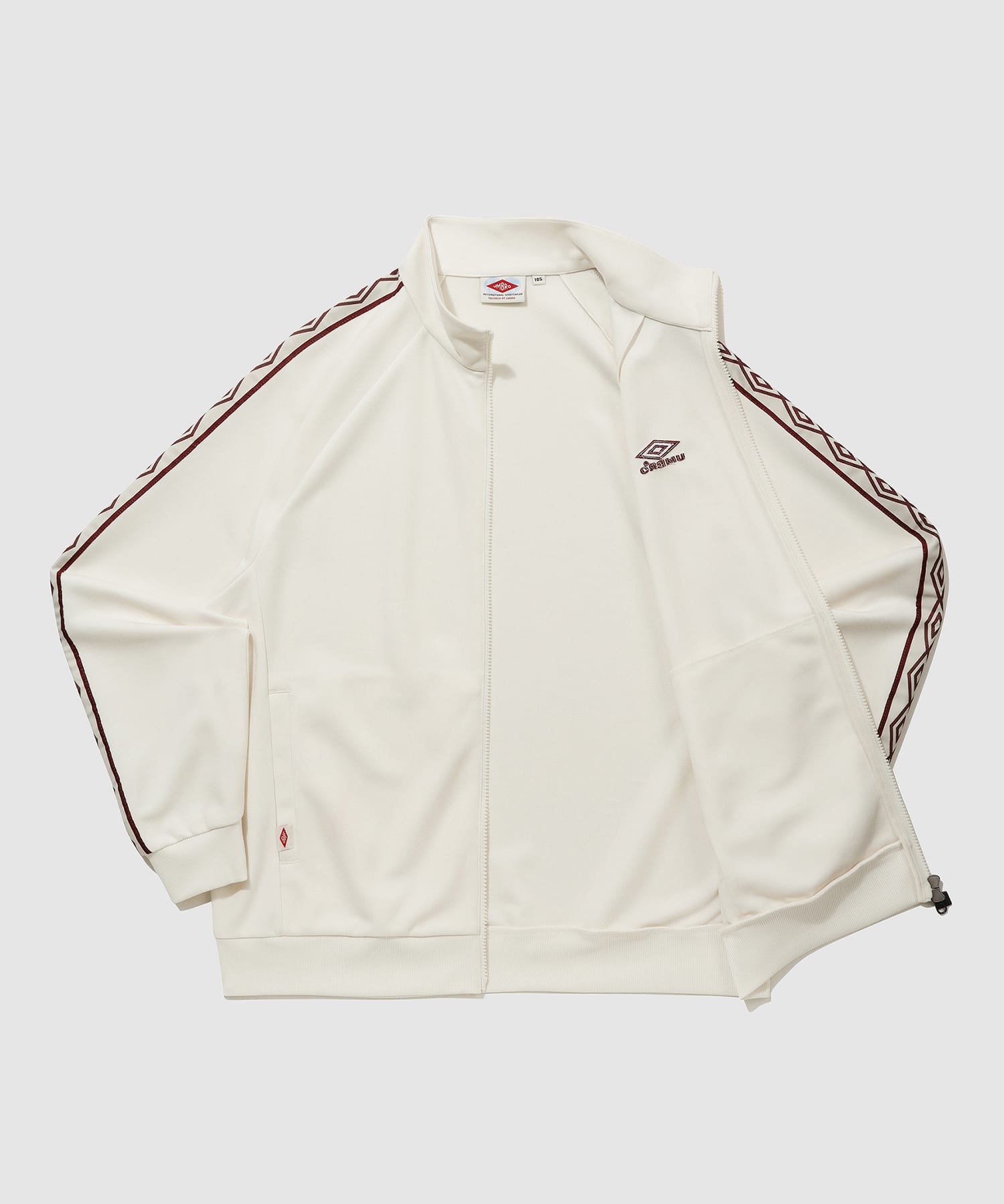 UMBRO 【KOREA COLLECTION】HBL OG STAND-NECK TRACKJACKET ホワイトの画像