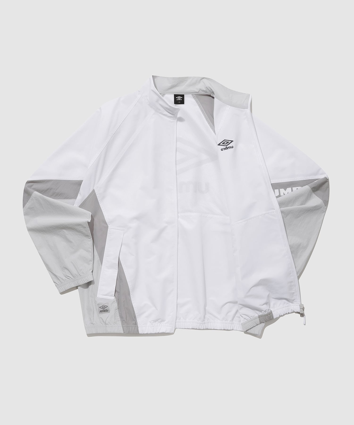 UMBRO 【KOREA COLLECTION】COLOR BLOCK STAND-NECK JACKET ホワイトの画像