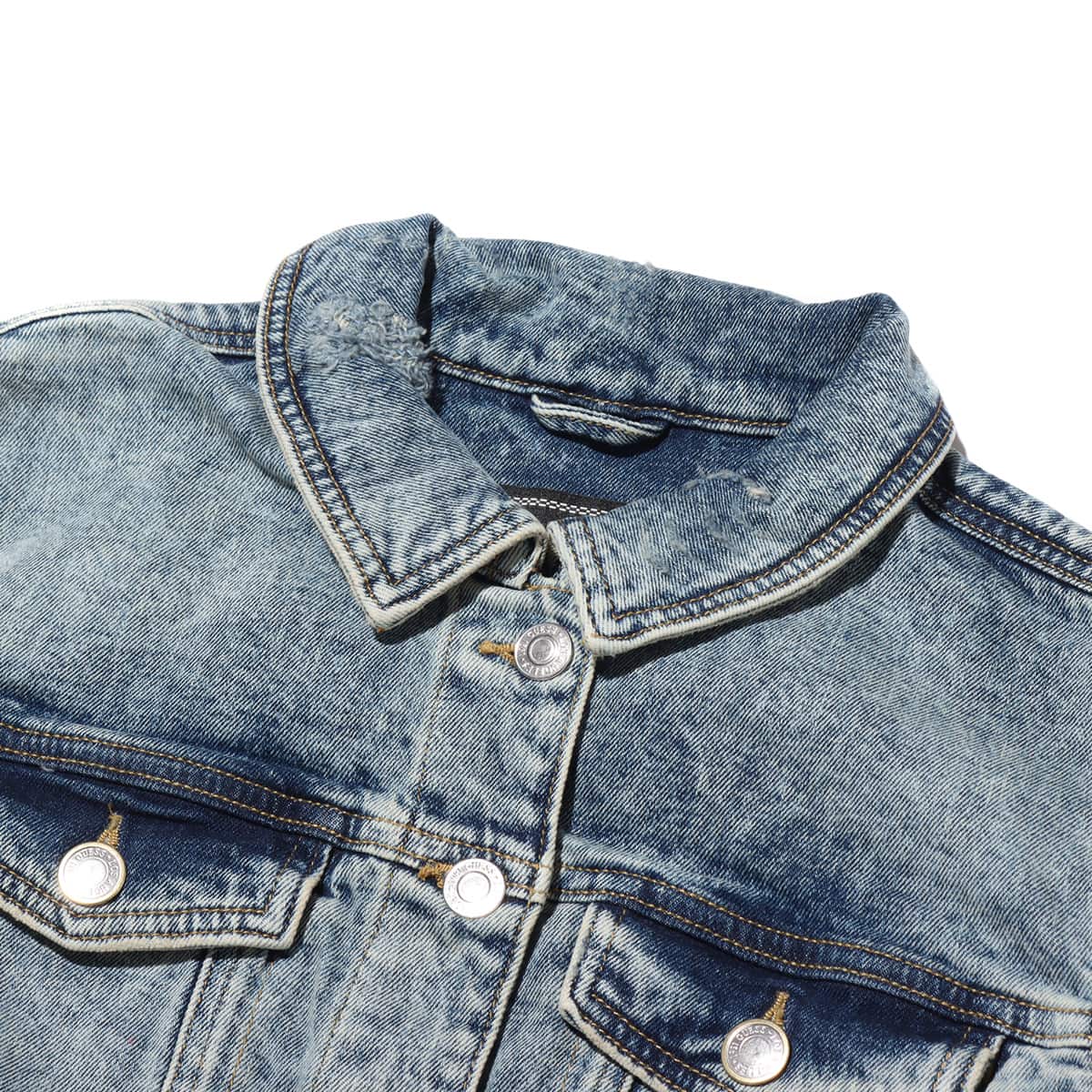 GUESS SEXY TRUCKER JACKET DENIM 20SU-Iの画像