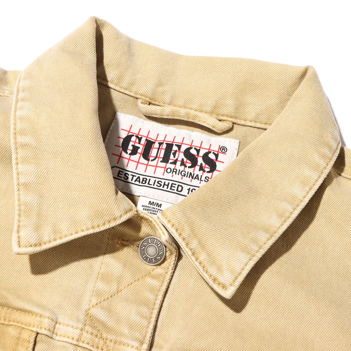 GUESS Originals Landon Relaxed Denim Jacket BEIGE 21FW-Iの画像