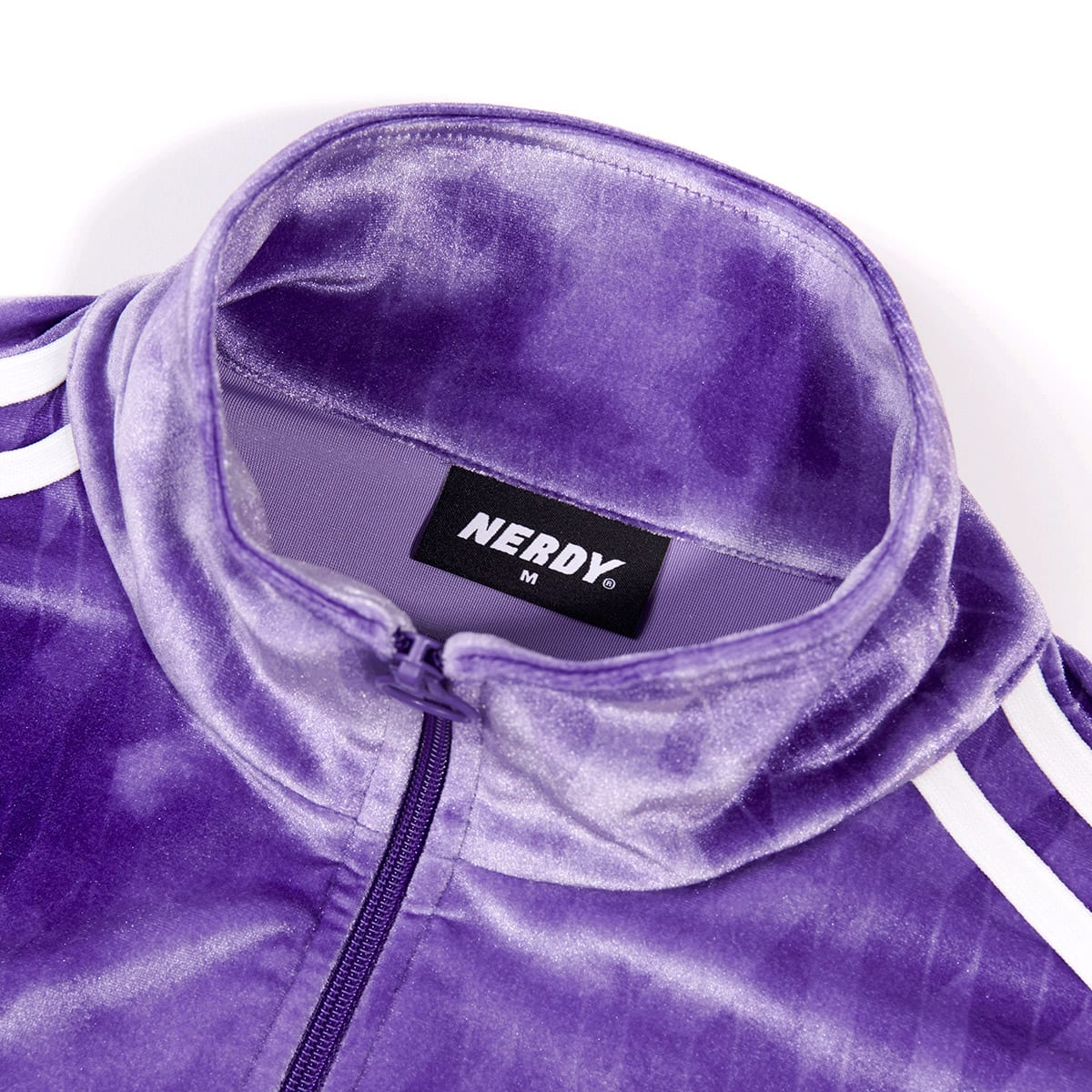 NERDY x atmos pink DNA Watercolor Velvet Track Top PURPLE 21HO-I