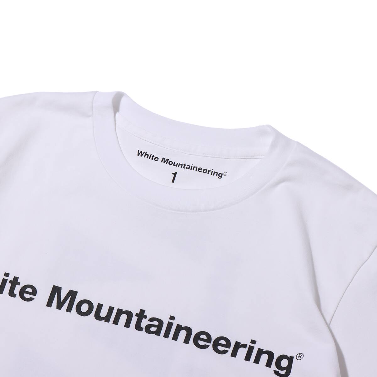 WHITE MOUNTAINEERING SIDE WM LOGO PRINTED T-SHIRT WHITE 21SP-Iの画像