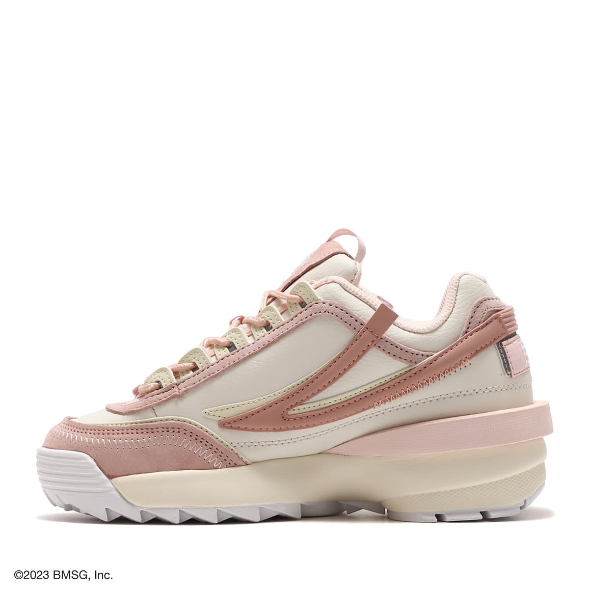 FILA Disruptor II EXP × BE:FIRST SNOW WHITE/MAUVE MORN