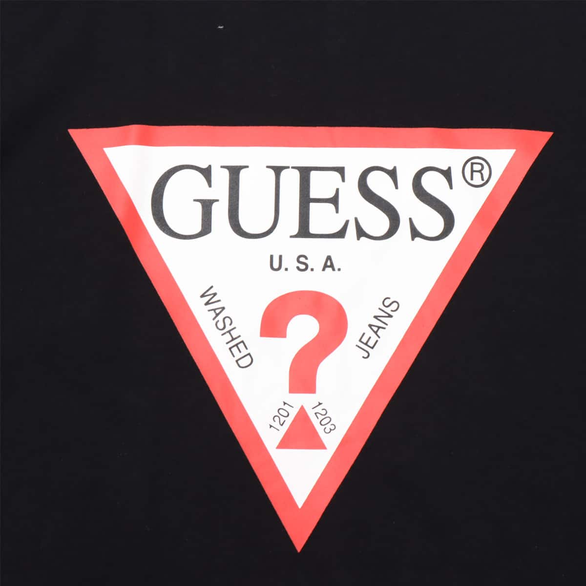 GUESS LADIES S/SLV TEE SHIRT BLACK 20SU-Iの画像