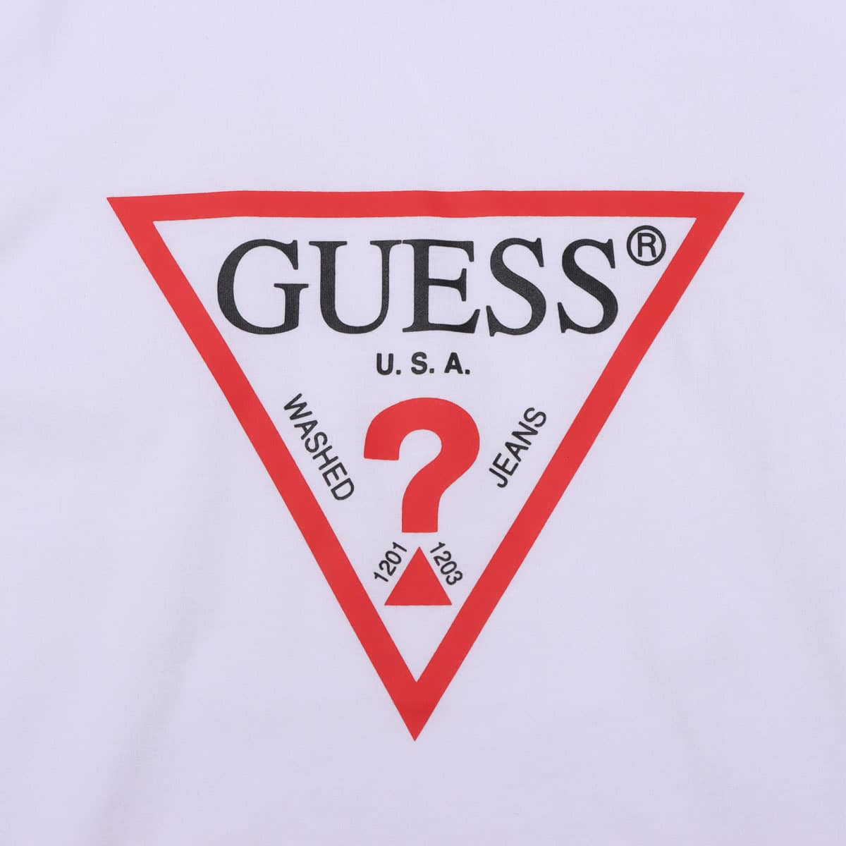 GUESS LADIES S/SLV TEE SHIRT WHITE 20SU-Iの画像